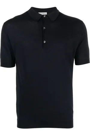 JOHN SMEDLEY Fine-knit polo shirt