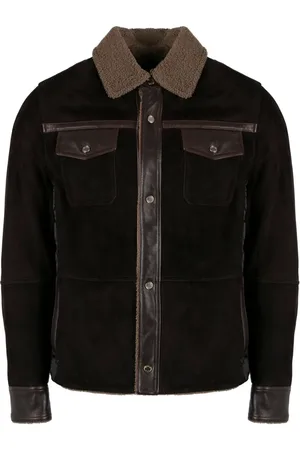 MOORER Duilio suede jacket