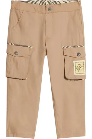 Roberto Cavalli Logo-patch trousers