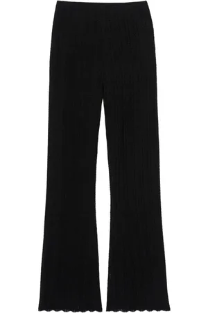 Claudie Pierlot Wide-leg crochet trousers