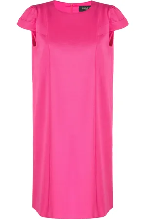 Paule Ka Short-sleeve zip-fastening dress