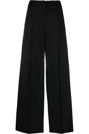 Acne Studios High-waisted wool-cotton palazzo pants