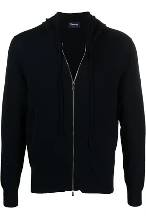 DRUMOHR Knitted zip-up hoodie