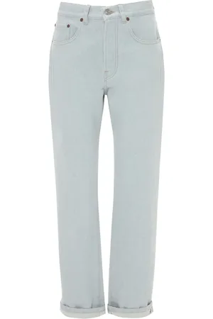 Victoria Beckham Victoria rolled-cuff straight-leg jeans