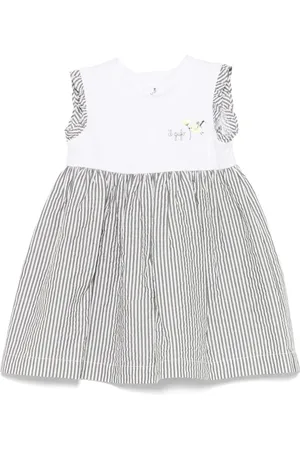 Il gufo Striped dress
