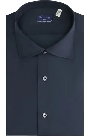 Finamore Classic-collar button-up shirt