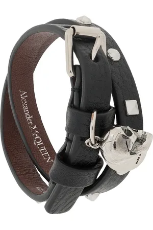 Alexander McQueen Double wrap skull bracelet