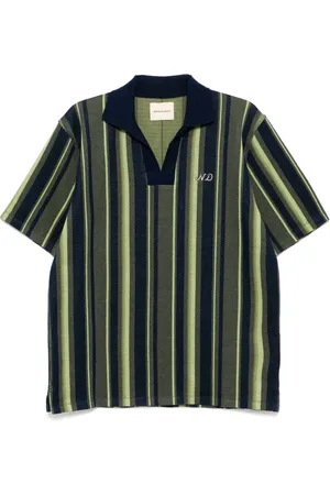 Nicholas Daley Rugby striped polo shirt