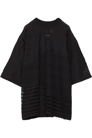 YOSHIO KUBO Wave Various Lace t-shirt