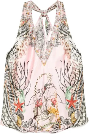 Camilla V-neck top