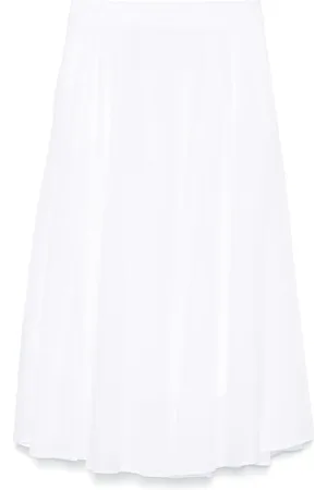 PESERICO SIGN Cotton midi skirt