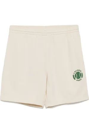 Lacoste 3D-print fleece shorts