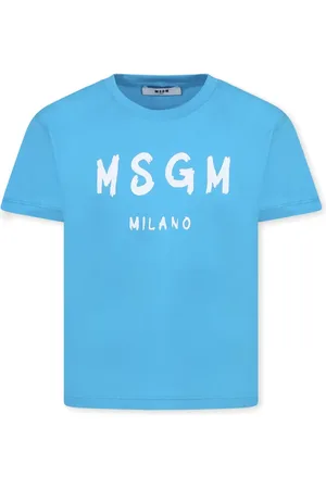 Msgm Logo-print cotton t-shirt