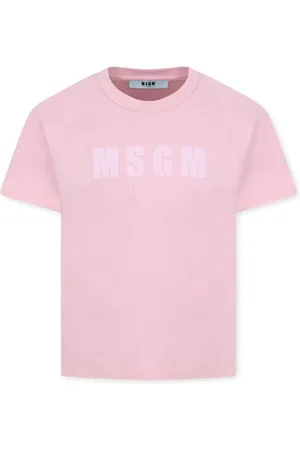 Msgm Logo-print cotton t-shirt