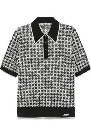 AMIRI Patterned polo shirt