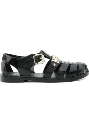 Moschino Jelly logo-lettering sandals