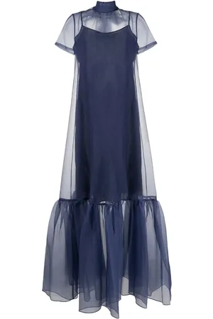 Staud Calunna organza maxi dress