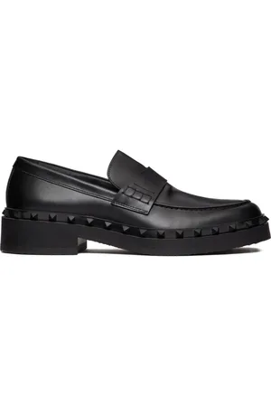 VALENTINO GARAVANI Rockstud leather loafers