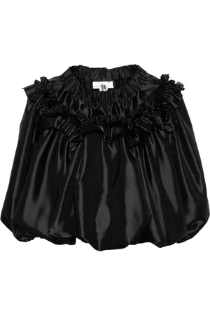 NOIR KEI NINOMIYA Ruffled satin blouse