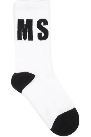 Msgm Logo-jacquard socks