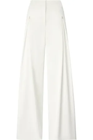 GENNY Pleat-detail palazzo pants