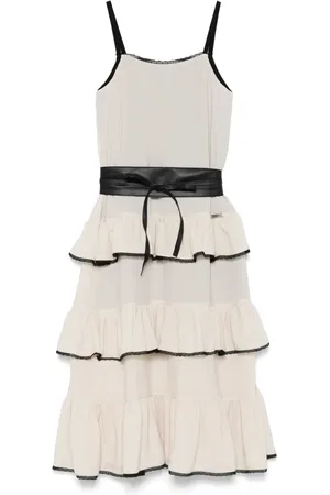MONNALISA Ruffled-detailing dress