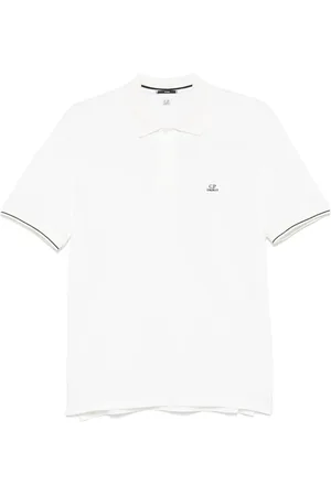 C.P. Company Logo-patch polo shirt