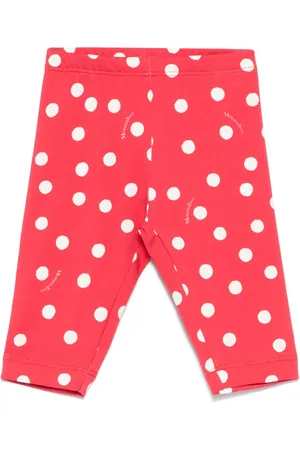 MONNALISA Polka dot-print jersey leggings