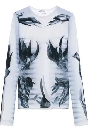 Jean Paul Gaultier The Flower Body Morphing Marinière T-shirt
