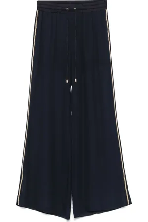 Ermanno Firenze Side-stripe trousers
