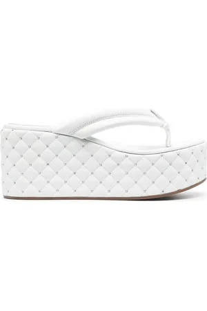 LE SILLA Quilted platform sandals