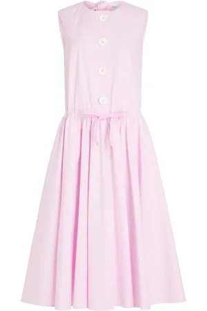 Patou Button-up poplin midi dress