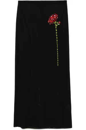 Simone Rocha Sheer column skirt