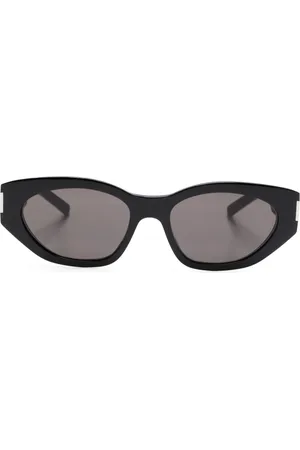Saint Laurent Bold Geo oval-frame sunglasses