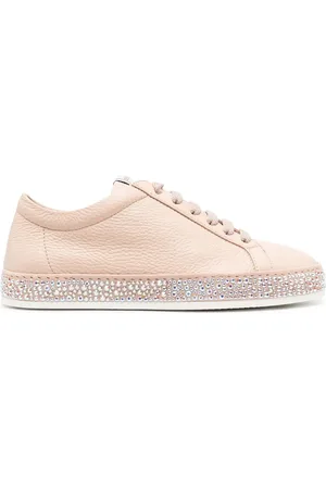 LE SILLA Rhinestone embellished low-top sneakers