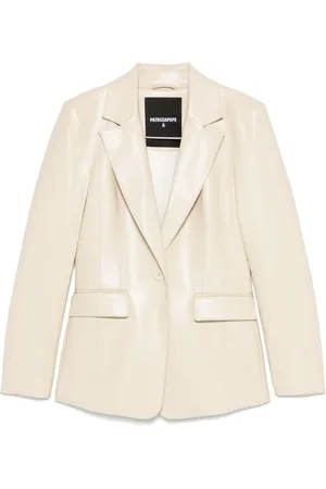 Patrizia Pepe Faux-leather blazer