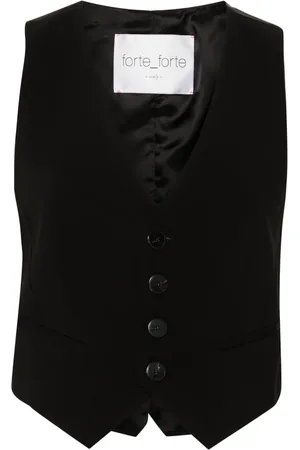 FORTE FORTE V-neck adjustable vest