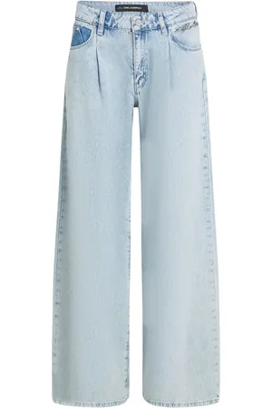 Karl Lagerfeld Logo-plaque jeans