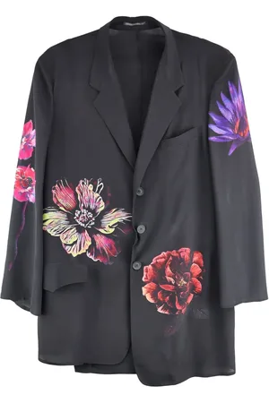 YOHJI YAMAMOTO Floral-print jacket
