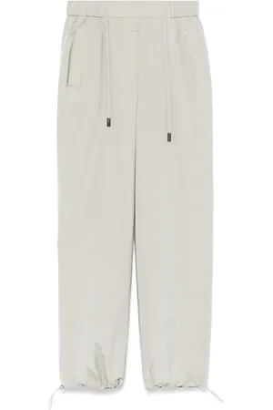 PESERICO SIGN Punto Luce-chain straight-leg trousers