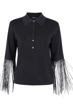 SEVENTY BY SERGIO TEGON Fringed polo shirt