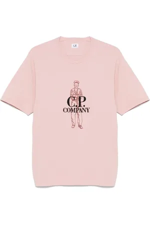 C.P. Company Logo-embroidered T-shirt