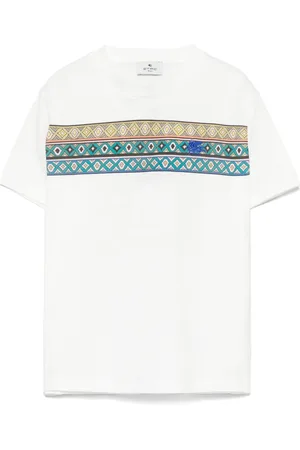 Etro Pegaso-embroidered T-shirt