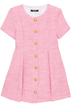 Balmain Flared tweed dress