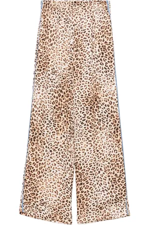 MONNALISA Leopard-print trousers