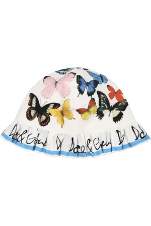 Dolce & Gabbana Butterflies motif sun hat