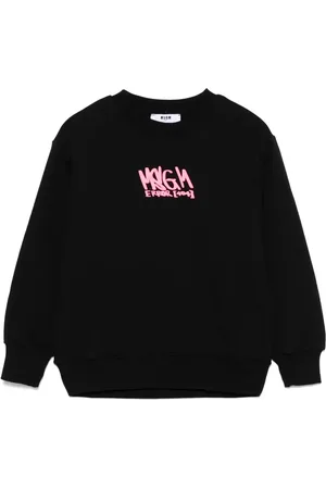Msgm Logo-raised sweatshirt