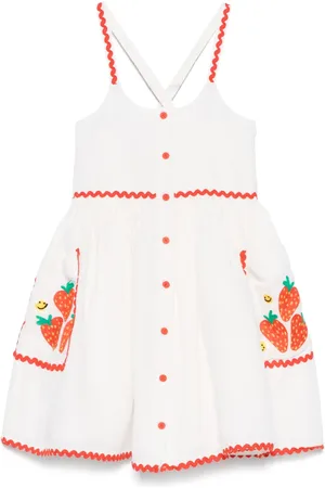 Stella McCartney Strawberry-embroidery dress
