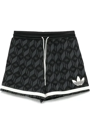 adidas Trefoil-patterned track shorts