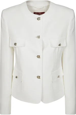 Max Mara Collarless jacket